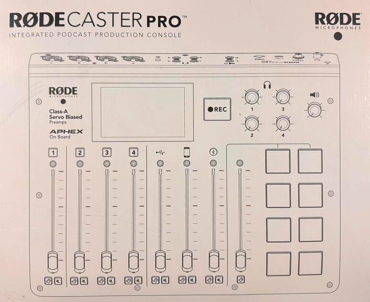 Full RodeCasterPro Kit, Musique & Instruments, Équipement Midi, Comme neuf, Enlèvement