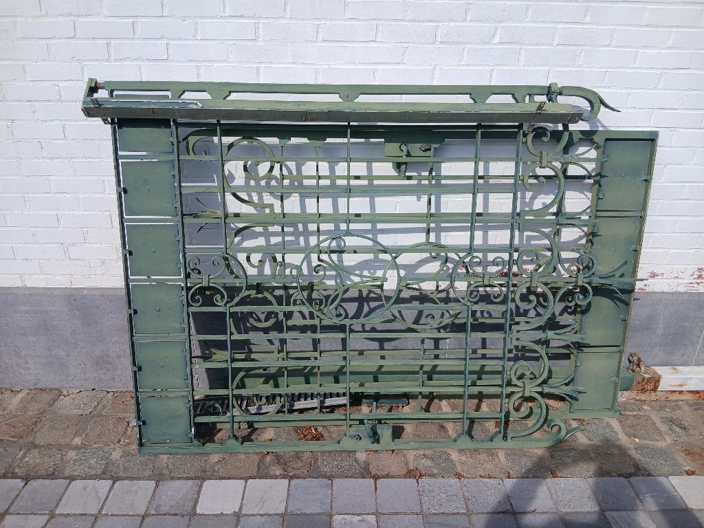 Smeedijzeren poort, Ophalen, Gebruikt, IJzer, Sierhekwerk