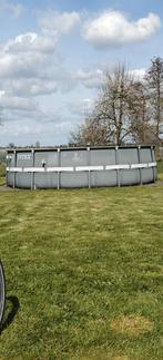 INTEX opbouwzwembad 549*132cm met alle toebehoren, Tuin en Terras, Zwembaden, Gebruikt, Rond, 300 cm of meer, Ophalen