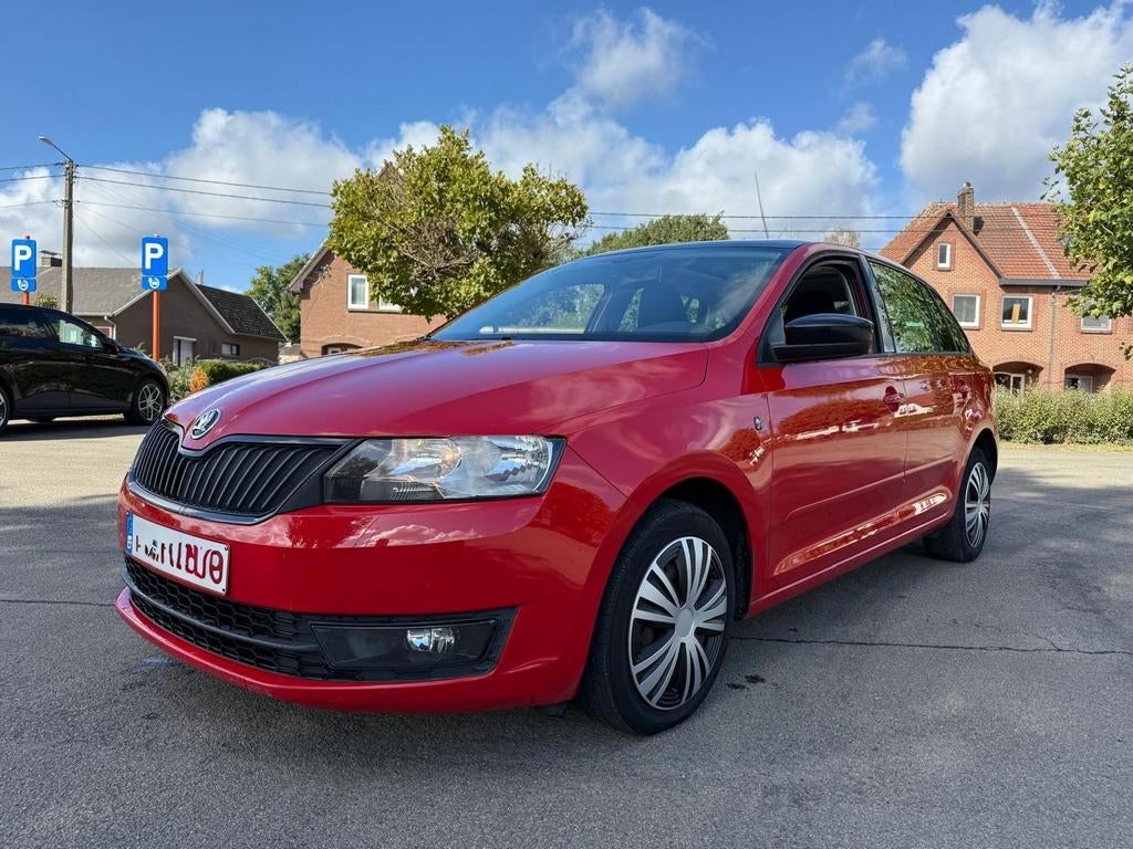 Skoda rapid 1.6 diesel goed onderhouden met panodak Gekeurd, Auto's, Bedrijf, Zetelverwarming, Te koop, Rapid