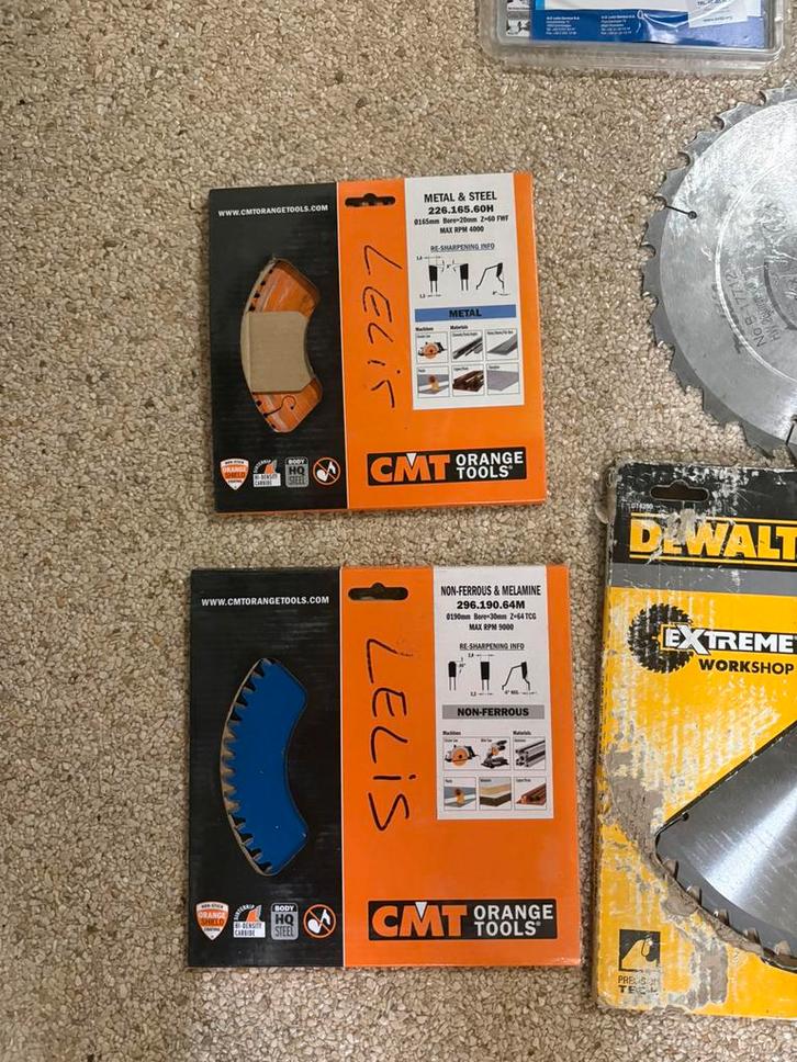 Zaagbladen, Doe-het-zelf en Bouw, Gereedschap | Zaagmachines, Zo goed als nieuw, Ophalen of Verzenden