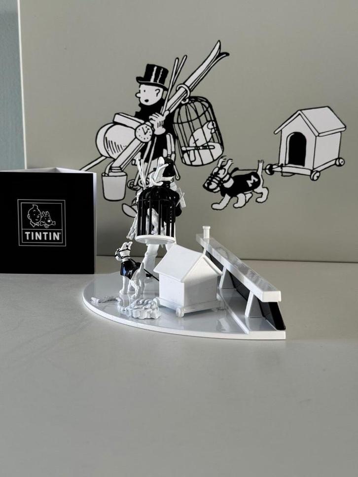 Bric a brac noir et blanc Pixi moulinsart, Collections, Personnages de BD, Neuf, Statue ou Figurine, Tintin, Enlèvement ou Envoi
