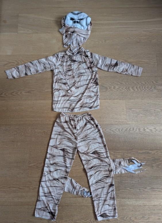 déguisement - momie d' Halloween - t. 146-152 (11-12 ans), Enlèvement, Utilisé