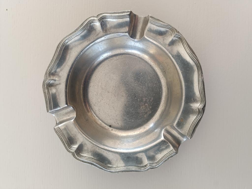 Cendrier en étain pur, Antiquités & Art, Enlèvement ou Envoi