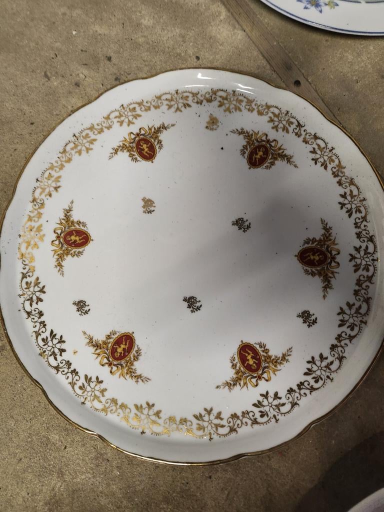 Grote decoratieve borden, Antiek en Kunst, Antiek | Schalen