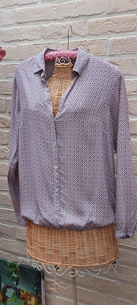 Hemdbloes maat 38 Tom Tailor, Kleding | Dames, Blouses en Tunieken, Tom Tailor, Ophalen of Verzenden, Zo goed als nieuw, Maat 38/40 (M)