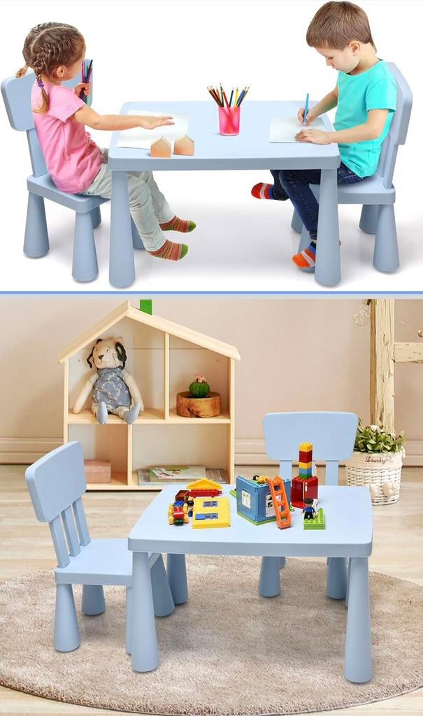 Ikea Mammut tafel met 2 stoeltjes, Enfants & Bébés, Enlèvement, Comme neuf