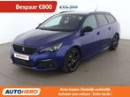 Peugeot 308 1.6 PureTech GT (bj 2019, automaat), Auto's, Gebruikt, Blauw, 5 deurs, USB