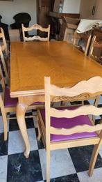 Table de salle à manger +6 chaises, Maison & Meubles, Enlèvement