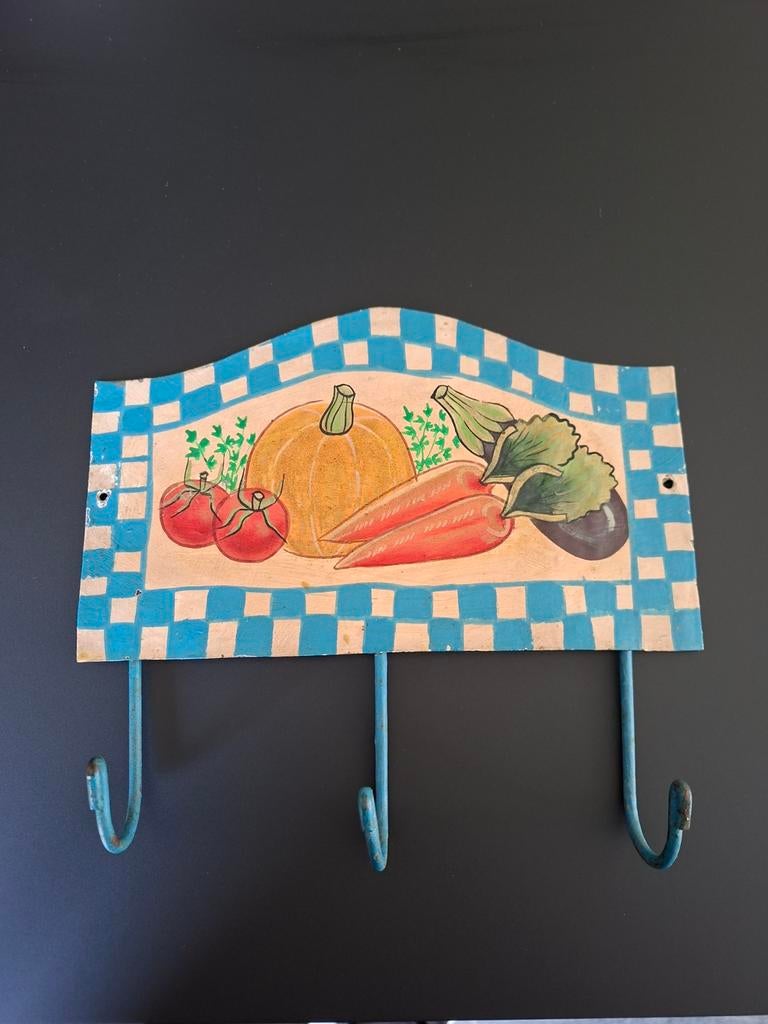 Keukenhanddoekhouder Metaal of email. Goede conditie, Ophalen of Verzenden, Metaal