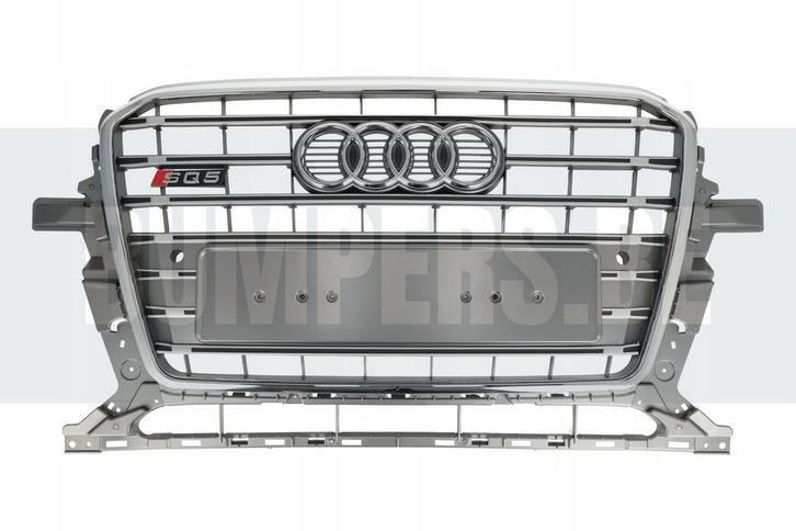 GRILL AUDI Q5 SQ5 8R0 2013- FACELIFT GRILL SATIN SQ5 S-LINE, Auto-onderdelen, Carrosserie, Bumper, Voor, Gebruikt, 6 maanden garantie