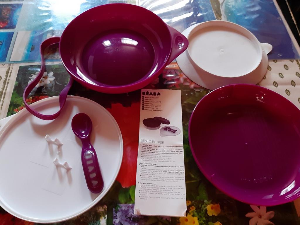 Beaba baby 1 bord met zuignap, Ophalen of Verzenden