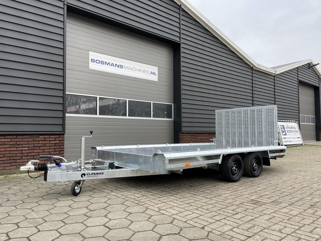 Vlemmix machinetransporter 3500 kg 400 x 180 NIEUW 2 asser, Nieuw