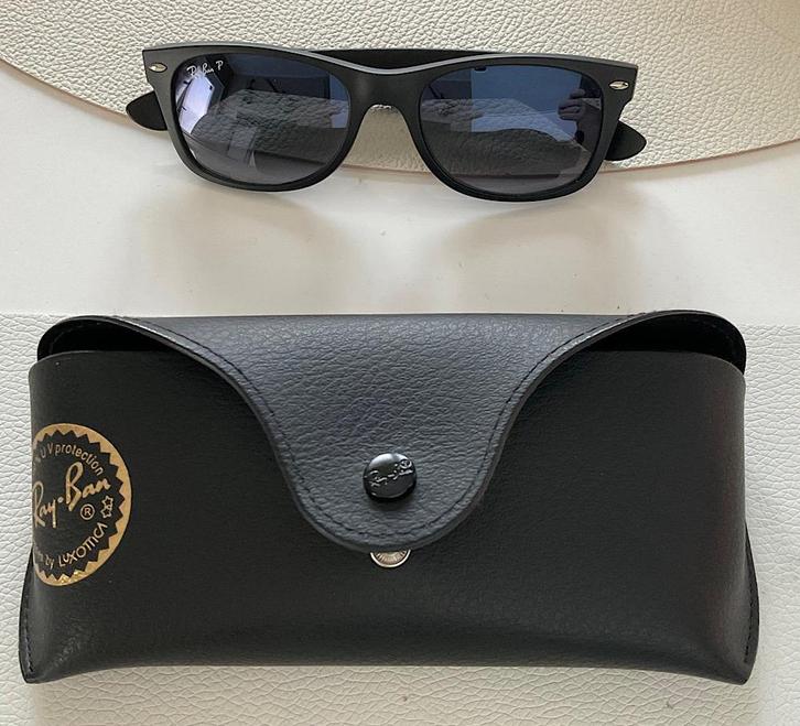Rayban Wayfarer P., Handtassen en Accessoires, Zonnebrillen en Brillen | Heren, Zo goed als nieuw, Zonnebril, Ray-Ban, Zwart, Ophalen of Verzenden