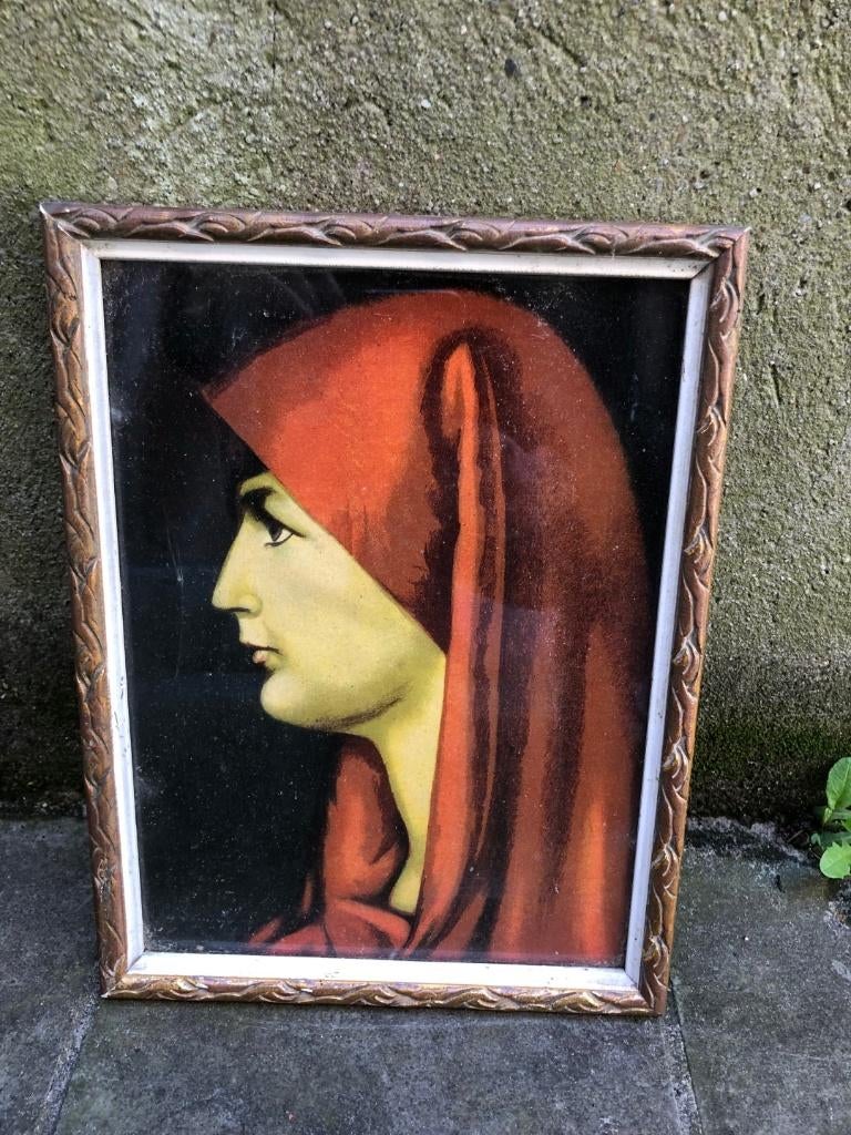 Cadre vintage 20 x 26 cm, Enlèvement ou Envoi