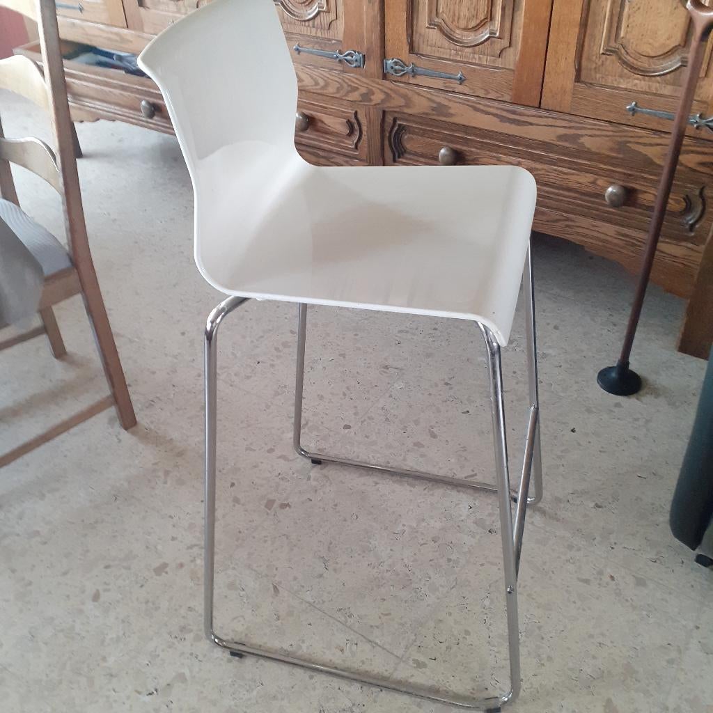 barstoelen, Huis en Inrichting, Ophalen, 60 tot 90 cm, Zo goed als nieuw, Metaal