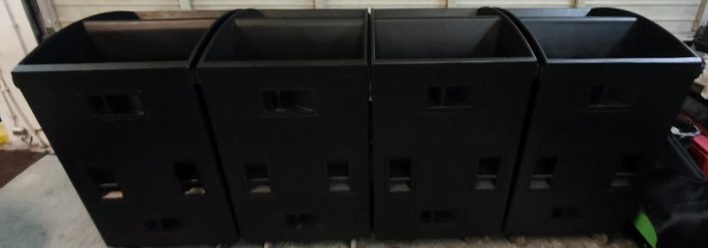 TECHNOVOICE - LT BASS - SET DE 4, TV, Hi-fi & Vidéo, Enceintes, Reconditionné, Autres types, 120 watts ou plus, Autres marques