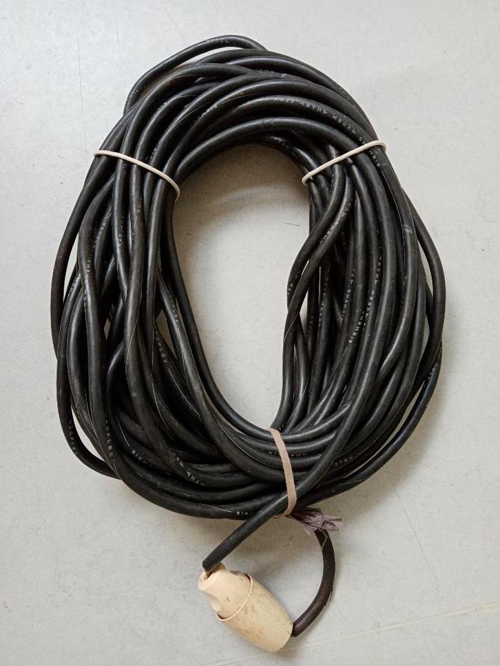 Rallonge électrique 33m, 3x2,5mm, caoutchouc, Caravanes & Camping, Accessoires de camping, Utilisé, Enlèvement ou Envoi
