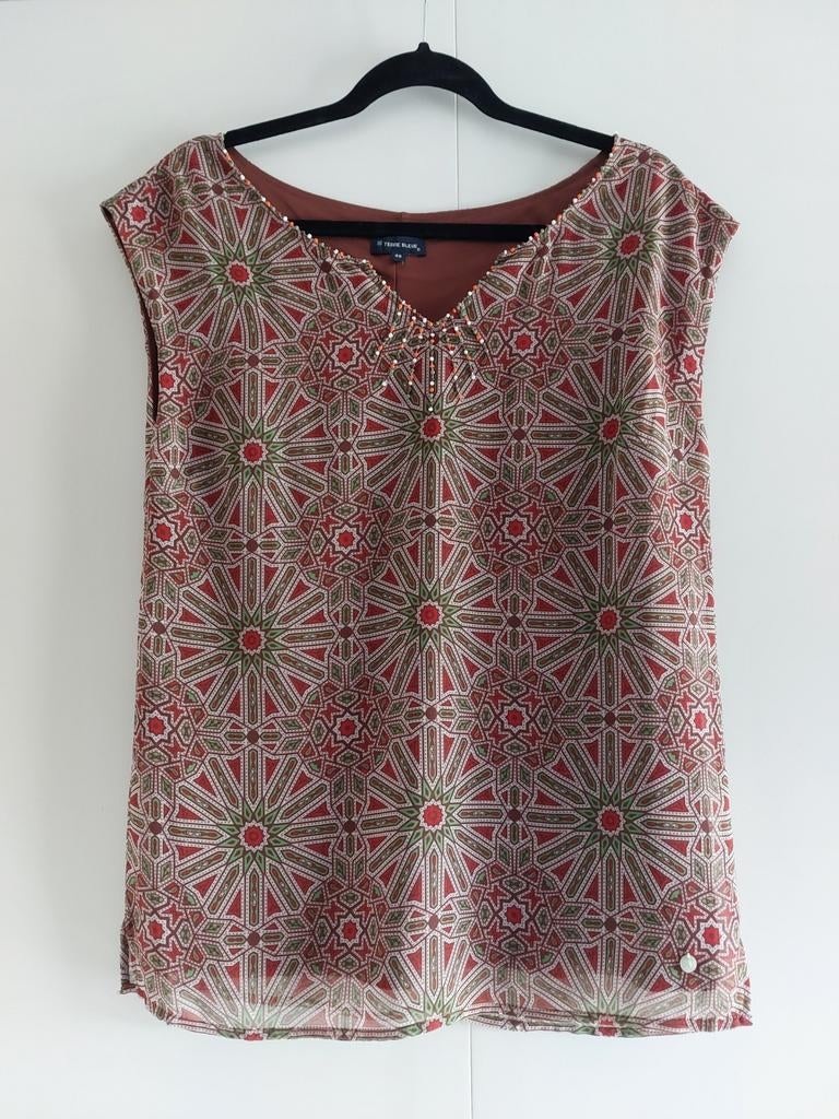 Blouse Terre Bleue maat 38 / gratis verzending, Enlèvement ou Envoi, Taille 38/40 (M)