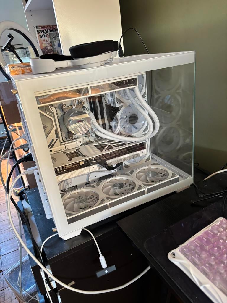 Pc gamer full white rtx 5070 TI, 32go de ram ddr5, Informatique & Logiciels, Ordinateurs de bureau, Enlèvement, Comme neuf