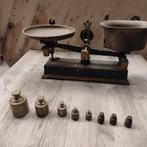 Antiek koperen weegschalen en gewichten, Enlèvement