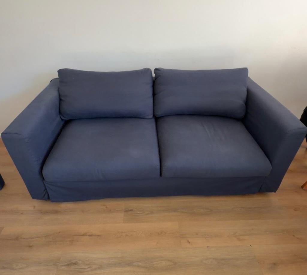 Canapé lit IKEA Vimle, Enlèvement, Comme neuf, Bleu