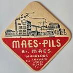 Maes Pils – Brasserie Maes - Waarloos, Collections, Enlèvement ou Envoi, Utilisé, Sous-bock