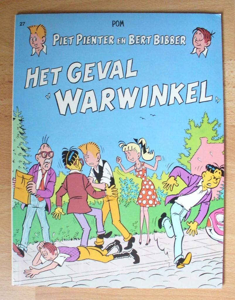PIET PIENTER EN BERT BIBBER 27 - HET GEVAL WARWINKEL - POM, Boeken, Stripverhalen, Eén stripboek, Ophalen of Verzenden, Gelezen