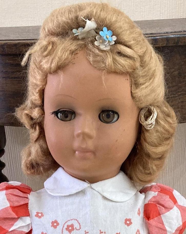 oude breekbare ATHENA pop uit de jaren 1950-60, Verzamelen, Poppen, Pop, Ophalen of Verzenden