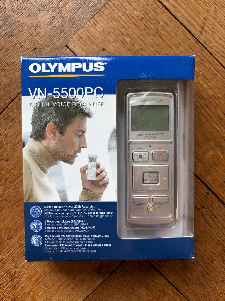 Digital Voice Recorder Olympus, Ophalen, Bandrecorder