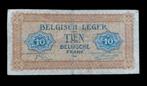 Bankbiljet / België / Belgisch leger / 10 frank / 1946, Ophalen of Verzenden, België, Los biljet