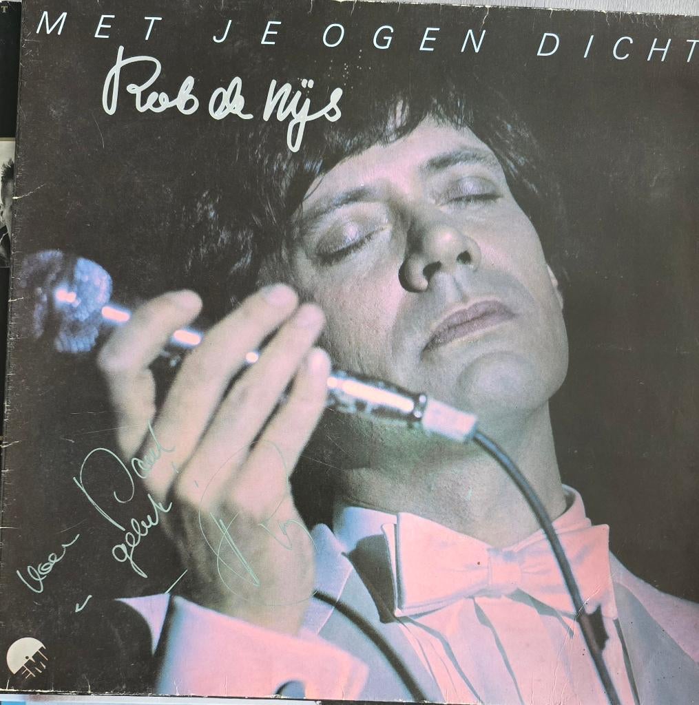 Rob de Nijs – Met Je Ogen Dicht (Gesigneerd!), Ophalen of Verzenden, Gebruikt