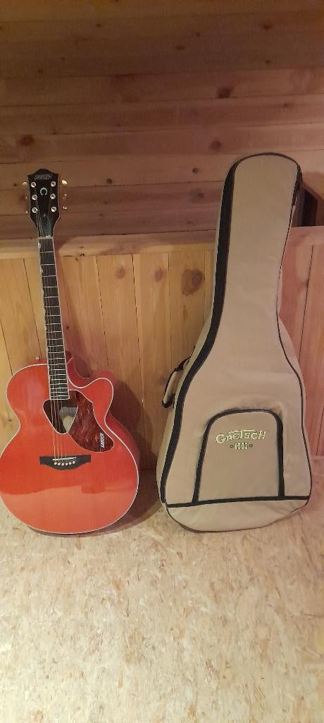 Gretsch electro acoustiche gitaar met Behringer versterker, Muziek en Instrumenten, Ophalen, Gebruikt, Overige typen