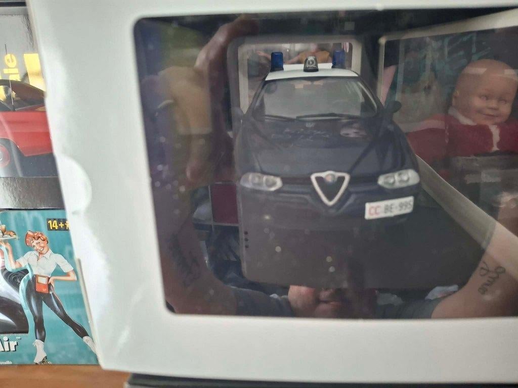 1-18é neuve en boite alfa 156  police italienne, Hobby en Vrije tijd, Ophalen of Verzenden, Nieuw, Auto