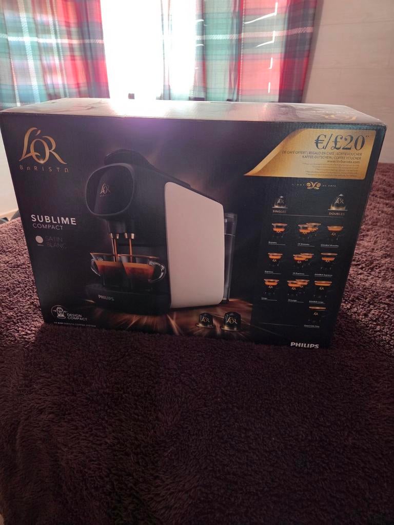 L’or expresso sublime satin blanc, Electroménager, Accessoires de machine à café, Enlèvement