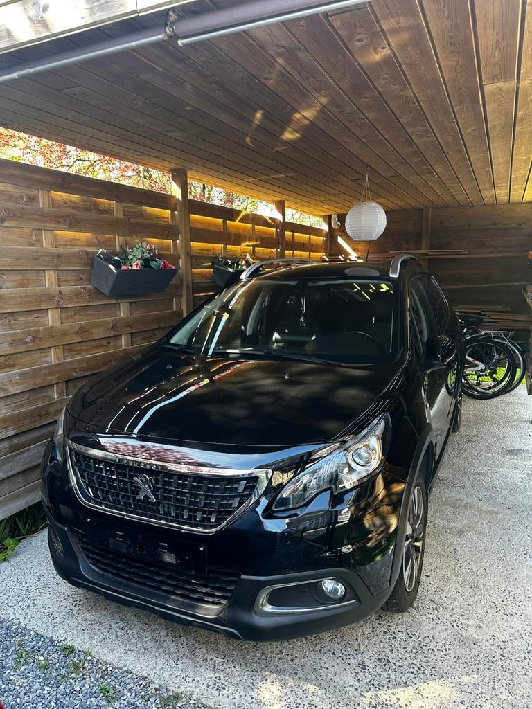 PEUGEOT 2008 ALLURE/AUTOMAAT/NIEUWE DISTRIBUTIERIEM, Auto's, Automaat, Zwart, 5 deurs, Particulier