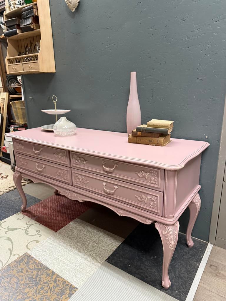 Vintage lage tv kast  120 x 42 x 60 cm, Huis en Inrichting, Ophalen, Gebruikt, 100 tot 150 cm, Minder dan 100 cm