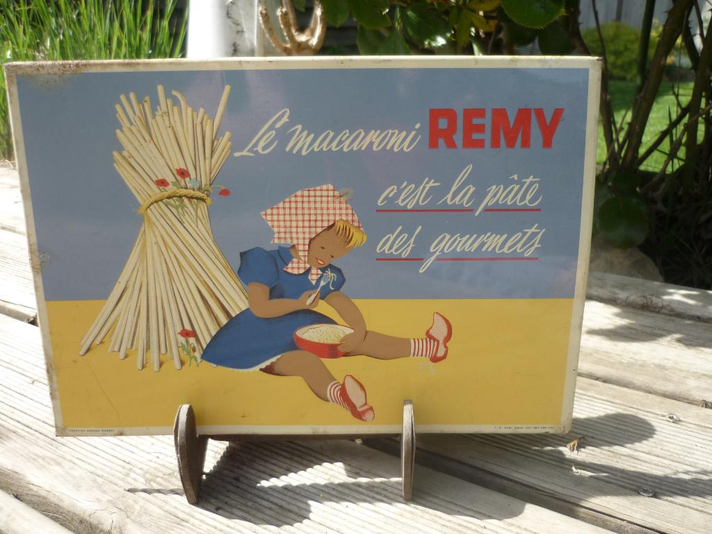 Glacoïde Pâtes- Macaroni Remy - 1954 / no email, Verzamelen, Merken en Reclamevoorwerpen, Verzenden