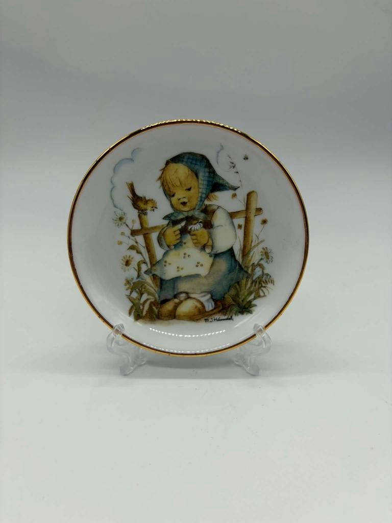 Hummel / Goebel bordje + voetje, Ophalen