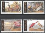 Tanzanie 1986 - Yvert 277-280 - Oiseaux d'Audubon (PF), Timbres & Monnaies, Timbres | Afrique, Envoi, Tanzanie, Non oblitéré