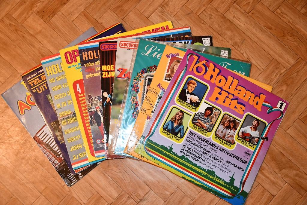 10 VINTAGE LANGSPEELPLATEN, Housse de protection extérieure, Enlèvement, Autres formats, Autres genres