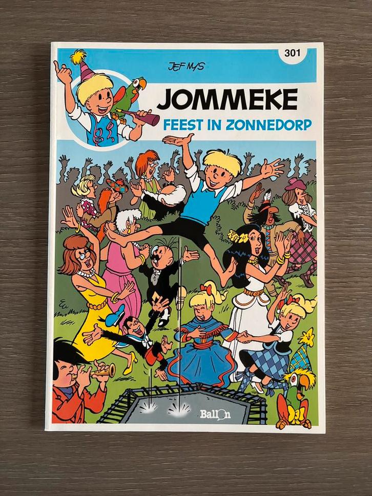 301. Feest in Zonnedorp Jommeke, Boeken, Stripverhalen, Nieuw, Eén stripboek, Ophalen of Verzenden