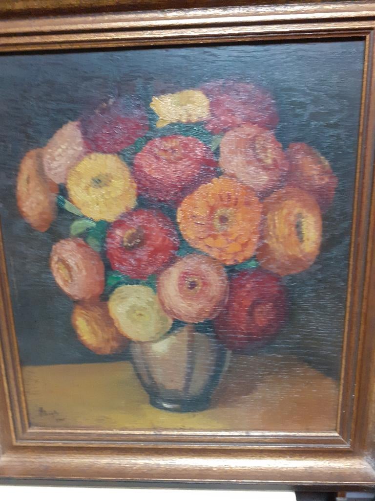 Peinture à l'huile Lou Nagels (1923 - 2003), Enlèvement