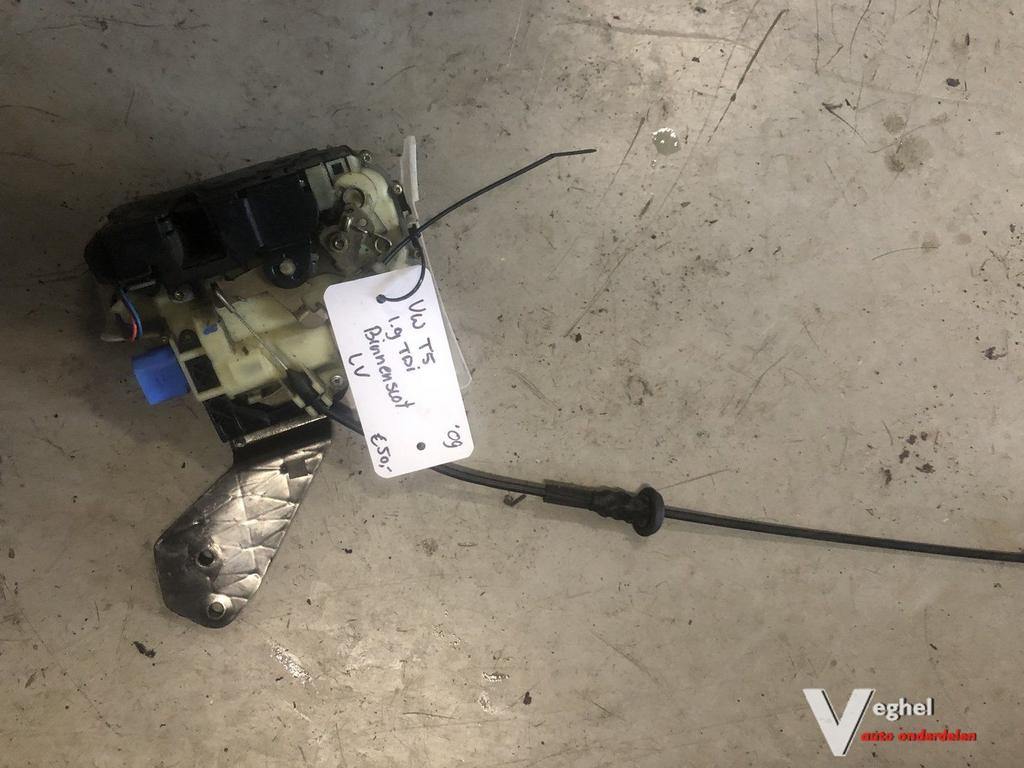 Vw transporter T5 1.9 tdi 2009 Binnenslot linksvoor, -, Utilisé, -, -