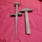 haarspit met hamer, Ophalen