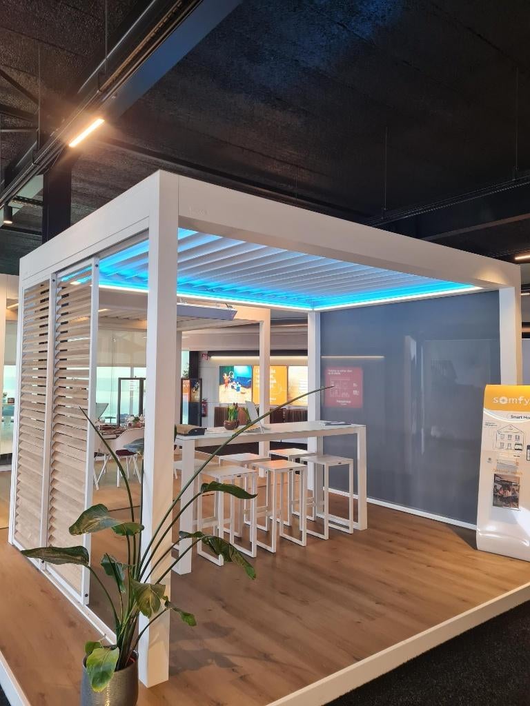 BRUSTOR B200XL lamellendak Toonzaalmodel, Tuin en Terras, Overkappingen, Nieuw, Overige typen, Ophalen