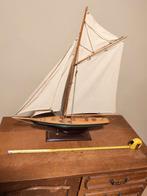 Gaffel getuigde sloop model, Hobby & Loisirs créatifs, Modélisme | Bateaux & Navires, Enlèvement, Utilisé, 1:50 à 1:200