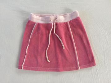 jupe rose avec ceinture boutonnée 98 104