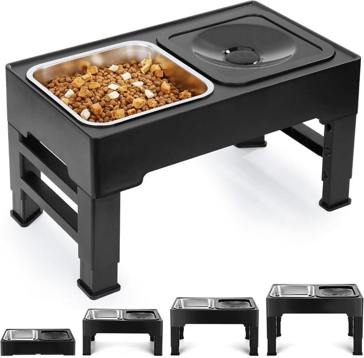 Gamelle chien réglable, Dieren en Toebehoren, Hondenvoerbakken en Drinkbakken, Zo goed als nieuw, Verstelbaar, Ophalen of Verzenden