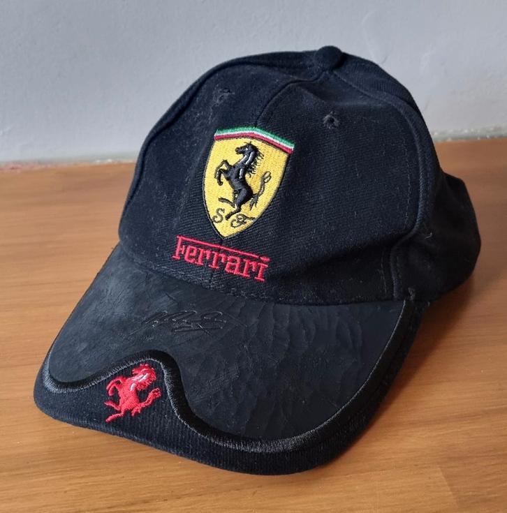 Pet Ferrari Zwart, Kinderen en Baby's, Kinderkleding | Petten en Hoeden, Gebruikt, Jongen of Meisje, Pet, Ophalen of Verzenden